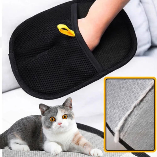 Pet Grooming Glove – Hair Remover Brush for Dogs & Cats